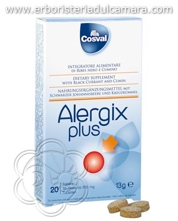 Aggiungi Alergix Contro le Allergie (30 Capsule) Cosval - Allergie, Antinfiammatori, Cortisonsimili, Pelle, Vie Respiratorie, Rinite, Lacrimazione, Prurito al carrello