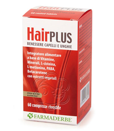 Aggiungi Hair Plus - Nuova Formula (60 Compresse) Farmaderbe - Caduta Capelli, Calvizie, Alopecia, Diradamento Capelli, Alopecia Androgenetica, Diradamento Capelli, Unghie Fragili, Alopecie, Conferire Resistenza Unghie, Canizie, Crescita Capelli al carrello