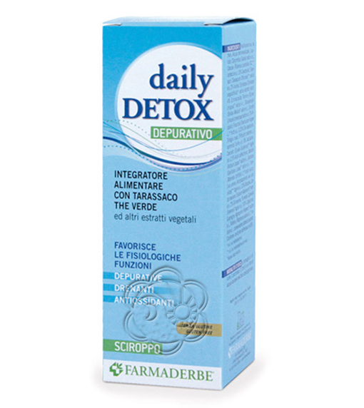 Aggiungi Daily Detox Depurativo (200 ml) Farmaderbe - Disintossicanti, Antiossidanti, Drenanti, Lassativi, Regolatori Intestinali, Intestino, Apparato Digerente, Reni, Pelle, Tossine, Detossicanti, Ritenzione Idrica al carrello